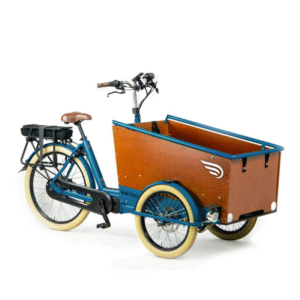 Triciclo de transporte Bakfiets Confort Asistencia Pedalier Shimano